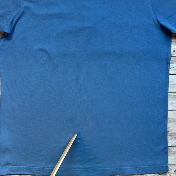 Columbia Men's Short Sleeve Henley II Shirt Landroamer sz Medium Skyler Blue - Picture 11 of 11